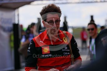 World © Octane Photographic Ltd. Formula 1 – British Grand Prix - Silverstone. Friday 1st July 2022. Paddock. Scuderia Ferrari  Team Principal- Matia Binotto.
