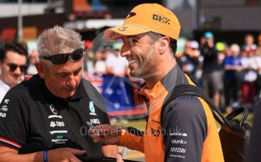 World © Octane Photographic Ltd. Formula 1 – British Grand Prix - Silverstone. Friday 1st July 2022. Paddock. McLaren F1 Team MCL36 - Daniel Ricciardo.