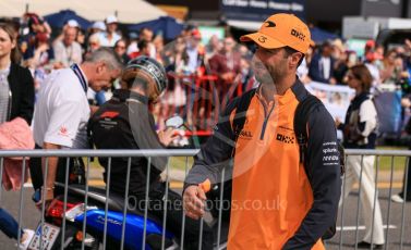 World © Octane Photographic Ltd. Formula 1 – British Grand Prix - Silverstone. Friday 1st July 2022. Paddock. McLaren F1 Team MCL36 - Daniel Ricciardo.