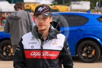 World © Octane Photographic Ltd. Formula 1 – British Grand Prix - Silverstone. Friday 1st July 2022. Paddock. Alfa Romeo F1 Team Orlen C42 - Guanyu Zhou.