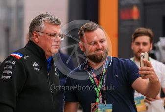 World © Octane Photographic Ltd. Formula 1 – British Grand Prix - Silverstone. Friday 1st July 2022. Paddock. BWT Alpine F1 Team Team Principal - Otmar Szafnauer.