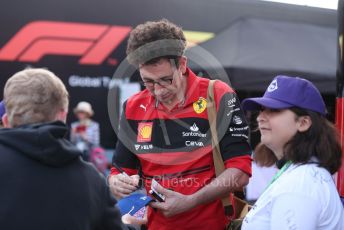 World © Octane Photographic Ltd. Formula 1 – British Grand Prix - Silverstone. Friday 1st July 2022. Paddock. Scuderia Ferrari  Team Principal- Matia Binotto.