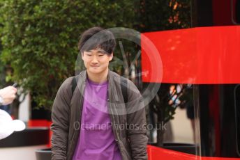 World © Octane Photographic Ltd. Formula 1 – British Grand Prix - Silverstone. Friday 1st July 2022. Paddock. Scuderia AlphaTauri AT03 - Yuki Tsunoda.