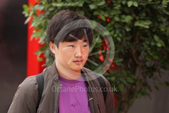 World © Octane Photographic Ltd. Formula 1 – British Grand Prix - Silverstone. Friday 1st July 2022. Paddock. Scuderia AlphaTauri AT03 - Yuki Tsunoda.