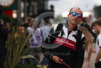 World © Octane Photographic Ltd. Formula 1 – British Grand Prix - Silverstone. Friday 1st July 2022. Paddock. Alfa Romeo F1 Team Orlen C42 – Reserve driver - Robert Kubica.