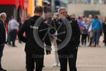 World © Octane Photographic Ltd. Formula 1 – British Grand Prix - Silverstone. Friday 1st July 2022. Paddock. BWT Alpine F1 Team Team Principal - Otmar Szafnauer.