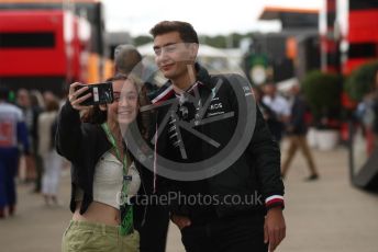 World © Octane Photographic Ltd. Formula 1 – British Grand Prix - Silverstone. Friday 1st July 2022. Paddock. Mercedes-AMG Petronas F1 Team F1 W13 - George Russell.