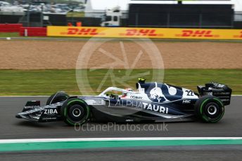World © Octane Photographic Ltd. Formula 1 – British Grand Prix - Silverstone. Friday 1st July 2022. Practice 1. Scuderia AlphaTauri AT03 - Yuki Tsunoda.