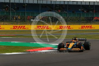 World © Octane Photographic Ltd. Formula 1 – British Grand Prix - Silverstone. Friday 1st July 2022. Practice 1. McLaren F1 Team MCL36 - Daniel Ricciardo.