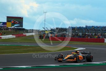 World © Octane Photographic Ltd. Formula 1 – British Grand Prix - Silverstone. Friday 1st July 2022. Practice 1. McLaren F1 Team MCL36 - Lando Norris.