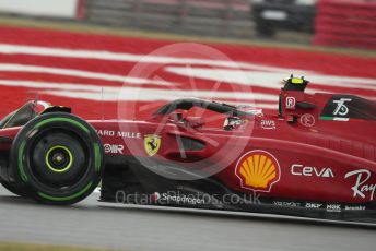 World © Octane Photographic Ltd. Formula 1 – British Grand Prix - Silverstone. Friday 1st July 2022. Practice 1. Scuderia Ferrari F1-75 - Carlos Sainz.