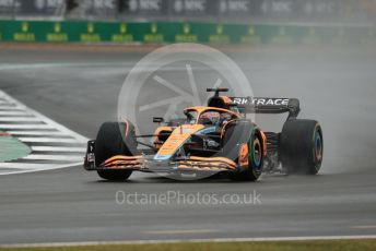 World © Octane Photographic Ltd. Formula 1 – British Grand Prix - Silverstone. Friday 1st July 2022. Practice 1. McLaren F1 Team MCL36 - Daniel Ricciardo.