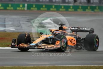 World © Octane Photographic Ltd. Formula 1 – British Grand Prix - Silverstone. Friday 1st July 2022. Practice 1. McLaren F1 Team MCL36 - Daniel Ricciardo.