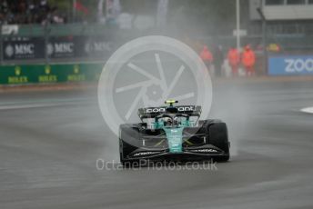 World © Octane Photographic Ltd. Formula 1 – British Grand Prix - Silverstone. Friday 1st July 2022. Practice 1. Aston Martin Aramco Cognizant F1 Team AMR22 - Sebastian Vettel.