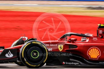 World © Octane Photographic Ltd. Formula 1 – British Grand Prix - Silverstone. Friday 1st July 2022. Practice 2. Scuderia Ferrari F1-75 - Carlos Sainz.