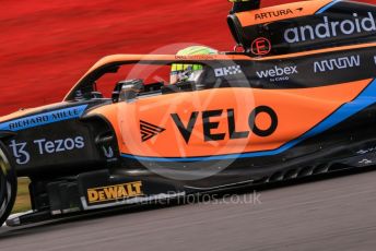 World © Octane Photographic Ltd. Formula 1 – British Grand Prix - Silverstone. Friday 1st July 2022. Practice 2. McLaren F1 Team MCL36 - Lando Norris.