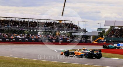 World © Octane Photographic Ltd. Formula 1 – British Grand Prix - Silverstone. Friday 1st July 2022. Practice 2. McLaren F1 Team MCL36 - Lando Norris.