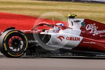 World © Octane Photographic Ltd. Formula 1 – British Grand Prix - Silverstone. Friday 1st July 2022. Practice 2. Alfa Romeo F1 Team Orlen C42 - Guanyu Zhou.