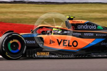 World © Octane Photographic Ltd. Formula 1 – British Grand Prix - Silverstone. Friday 1st July 2022. Practice 2. McLaren F1 Team MCL36 - Lando Norris.