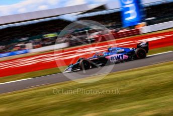 World © Octane Photographic Ltd. Formula 1 – British Grand Prix - Silverstone. Friday 1st July 2022. Practice 2. BWT Alpine F1 Team A522 - Esteban Ocon.