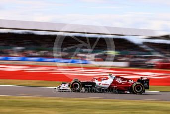 World © Octane Photographic Ltd. Formula 1 – British Grand Prix - Silverstone. Friday 1st July 2022. Practice 2. Alfa Romeo F1 Team Orlen C42 - Guanyu Zhou.