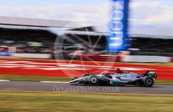 World © Octane Photographic Ltd. Formula 1 – British Grand Prix - Silverstone. Friday 1st July 2022. Practice 2. Mercedes-AMG Petronas F1 Team F1 W13 - George Russell.