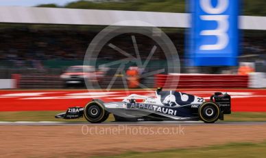 World © Octane Photographic Ltd. Formula 1 – British Grand Prix - Silverstone. Friday 1st July 2022. Practice 2. Scuderia AlphaTauri AT03 - Yuki Tsunoda.
