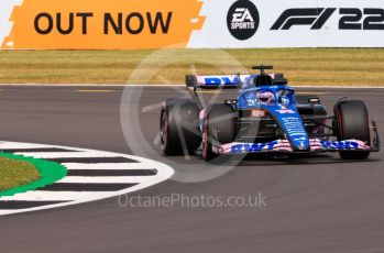 World © Octane Photographic Ltd. Formula 1 – British Grand Prix - Silverstone. Friday 1st July 2022. Practice 2. BWT Alpine F1 Team A522 - Fernando Alonso.