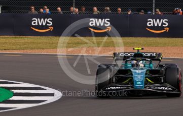 World © Octane Photographic Ltd. Formula 1 – British Grand Prix - Silverstone. Friday 1st July 2022. Practice 2. Aston Martin Aramco Cognizant F1 Team AMR22 - Sebastian Vettel.