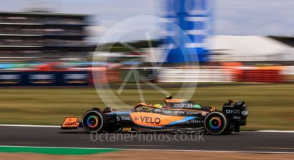 World © Octane Photographic Ltd. Formula 1 – British Grand Prix - Silverstone. Friday 1st July 2022. Practice 2. McLaren F1 Team MCL36 - Lando Norris.