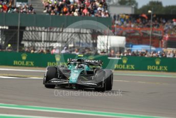 World © Octane Photographic Ltd. Formula 1 – British Grand Prix - Silverstone. Friday 1st July 2022. Practice 2. Aston Martin Aramco Cognizant F1 Team AMR22 - Sebastian Vettel.