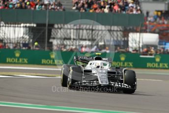 World © Octane Photographic Ltd. Formula 1 – British Grand Prix - Silverstone. Friday 1st July 2022. Practice 2. Scuderia AlphaTauri AT03 - Yuki Tsunoda.