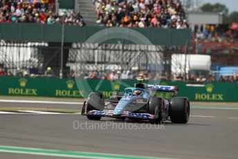 World © Octane Photographic Ltd. Formula 1 – British Grand Prix - Silverstone. Friday 1st July 2022. Practice 2. BWT Alpine F1 Team A522 - Esteban Ocon.