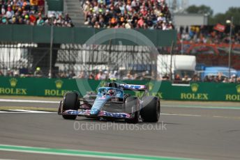 World © Octane Photographic Ltd. Formula 1 – British Grand Prix - Silverstone. Friday 1st July 2022. Practice 2. BWT Alpine F1 Team A522 - Esteban Ocon.