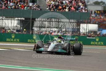 World © Octane Photographic Ltd. Formula 1 – British Grand Prix - Silverstone. Friday 1st July 2022. Practice 2. Mercedes-AMG Petronas F1 Team F1 W13 - Lewis Hamilton.