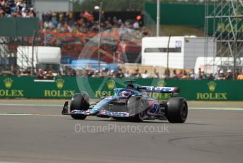 World © Octane Photographic Ltd. Formula 1 – British Grand Prix - Silverstone. Friday 1st July 2022. Practice 2. BWT Alpine F1 Team A522 - Fernando Alonso.