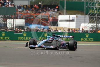 World © Octane Photographic Ltd. Formula 1 – British Grand Prix - Silverstone. Friday 1st July 2022. Practice 2. BWT Alpine F1 Team A522 - Fernando Alonso.