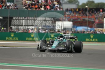 World © Octane Photographic Ltd. Formula 1 – British Grand Prix - Silverstone. Friday 1st July 2022. Practice 2. Aston Martin Aramco Cognizant F1 Team AMR22 - Sebastian Vettel.
