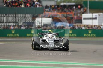 World © Octane Photographic Ltd. Formula 1 – British Grand Prix - Silverstone. Friday 1st July 2022. Practice 2. Scuderia AlphaTauri AT03 - Yuki Tsunoda.