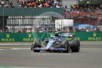 World © Octane Photographic Ltd. Formula 1 – British Grand Prix - Silverstone. Friday 1st July 2022. Practice 2. BWT Alpine F1 Team A522 - Esteban Ocon.