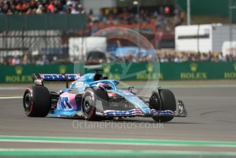 World © Octane Photographic Ltd. Formula 1 – British Grand Prix - Silverstone. Friday 1st July 2022. Practice 2. BWT Alpine F1 Team A522 - Fernando Alonso.