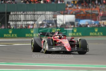 World © Octane Photographic Ltd. Formula 1 – British Grand Prix - Silverstone. Friday 1st July 2022. Practice 2. Scuderia Ferrari F1-75 - Carlos Sainz.