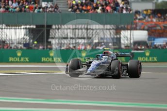 World © Octane Photographic Ltd. Formula 1 – British Grand Prix - Silverstone. Friday 1st July 2022. Practice 2. Williams Racing FW44 - Nicholas Latifi.