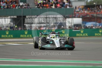 World © Octane Photographic Ltd. Formula 1 – British Grand Prix - Silverstone. Friday 1st July 2022. Practice 2. Mercedes-AMG Petronas F1 Team F1 W13 - Lewis Hamilton.