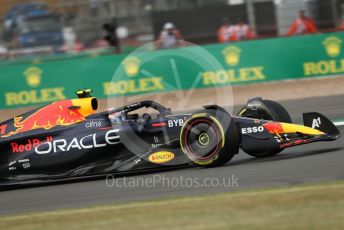 World © Octane Photographic Ltd. Formula 1 – British Grand Prix - Silverstone. Friday 1st July 2022. Practice 2. Oracle Red Bull Racing RB18 – Sergio Perez.