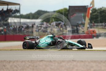 World © Octane Photographic Ltd. Formula 1 – British Grand Prix - Silverstone. Friday 1st July 2022. Practice 2. Aston Martin Aramco Cognizant F1 Team AMR22 - Lance Stroll.