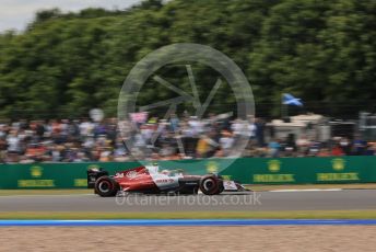 World © Octane Photographic Ltd. Formula 1 – British Grand Prix - Silverstone. Friday 1st July 2022. Practice 2. Alfa Romeo F1 Team Orlen C42 - Guanyu Zhou.