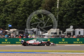 World © Octane Photographic Ltd. Formula 1 – British Grand Prix - Silverstone. Friday 1st July 2022. Practice 2. Haas F1 Team VF-22 - Mick Schumacher.