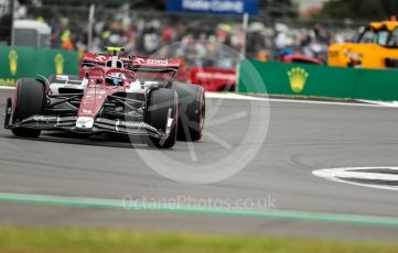 World © Octane Photographic Ltd. Formula 1 – British Grand Prix - Silverstone. Saturday 2nd July 2022. Practice 3. Alfa Romeo F1 Team Orlen C42 - Guanyu Zhou.