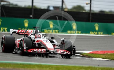 World © Octane Photographic Ltd. Formula 1 – British Grand Prix - Silverstone. Saturday 2nd July 2022. Practice 3. Haas F1 Team VF-22 - Kevin Magnussen.